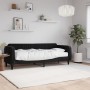 Sofá cama con colchón terciopelo negro 80x200 cm de vidaXL, Camas y somieres - Ref: Foro24-3197036, Precio: 314,18 €, Descuen...