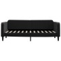 Sofá cama con colchón terciopelo negro 80x200 cm de vidaXL, Camas y somieres - Ref: Foro24-3197036, Precio: 314,18 €, Descuen...