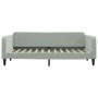Sofá cama con colchón terciopelo gris claro 90x200 cm de vidaXL, Camas y somieres - Ref: Foro24-3197039, Precio: 315,30 €, De...