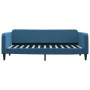 Sofá cama con colchón terciopelo azul 90x200 cm de vidaXL, Camas y somieres - Ref: Foro24-3197038, Precio: 312,08 €, Descuent...