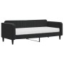 Sofá cama con colchón terciopelo negro 90x200 cm de vidaXL, Camas y somieres - Ref: Foro24-3197043, Precio: 312,40 €, Descuen...
