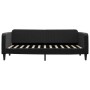 Sofá cama con colchón terciopelo negro 90x200 cm de vidaXL, Camas y somieres - Ref: Foro24-3197043, Precio: 312,40 €, Descuen...