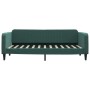 Sofá cama con colchón terciopelo verde oscuro 100x200 cm de vidaXL, Camas y somieres - Ref: Foro24-3197048, Precio: 335,90 €,...