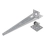 Clavijas de postes puntales 2 unidades acero de vidaXL, Postes de cerca - Ref: Foro24-140594, Precio: 34,46 €, Descuento: %
