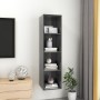 Mueble TV pared madera contrachapada gris brillo 37x37x142,5 cm de vidaXL, Muebles TV - Ref: Foro24-805497, Precio: 46,73 €, ...