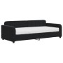 Sofá cama con colchón terciopelo negro 90x200 cm de vidaXL, Camas y somieres - Ref: Foro24-3196909, Precio: 315,60 €, Descuen...