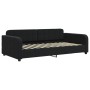 Sofá cama con colchón terciopelo negro 90x200 cm de vidaXL, Camas y somieres - Ref: Foro24-3196909, Precio: 315,60 €, Descuen...