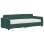 Sofá cama con colchón terciopelo verde oscuro 80x200 cm de vidaXL, Camas y somieres - Ref: Foro24-3196900, Precio: 315,79 €, ...