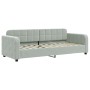 Sofá cama con colchón terciopelo gris claro 80x200 cm de vidaXL, Camas y somieres - Ref: Foro24-3196898, Precio: 360,73 €, De...
