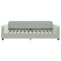 Sofá cama con colchón terciopelo gris claro 80x200 cm de vidaXL, Camas y somieres - Ref: Foro24-3196898, Precio: 360,73 €, De...