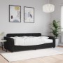 Sofá cama con colchón terciopelo negro 100x200 cm de vidaXL, Camas y somieres - Ref: Foro24-3196916, Precio: 341,91 €, Descue...