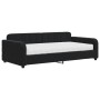 Sofá cama con colchón terciopelo negro 100x200 cm de vidaXL, Camas y somieres - Ref: Foro24-3196916, Precio: 341,91 €, Descue...