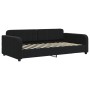 Sofá cama con colchón terciopelo negro 100x200 cm de vidaXL, Camas y somieres - Ref: Foro24-3196916, Precio: 341,91 €, Descue...