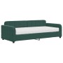 Sofá cama con colchón terciopelo verde oscuro 90x200 cm de vidaXL, Camas y somieres - Ref: Foro24-3196907, Precio: 343,85 €, ...