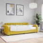 Sofá cama con colchón terciopelo amarillo 100x200 cm de vidaXL, Camas y somieres - Ref: Foro24-3196917, Precio: 344,18 €, Des...