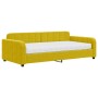 Sofá cama con colchón terciopelo amarillo 100x200 cm de vidaXL, Camas y somieres - Ref: Foro24-3196917, Precio: 344,18 €, Des...