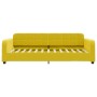 Sofá cama con colchón terciopelo amarillo 100x200 cm de vidaXL, Camas y somieres - Ref: Foro24-3196917, Precio: 344,18 €, Des...