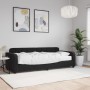 Sofá cama con colchón terciopelo negro 80x200 cm de vidaXL, Camas y somieres - Ref: Foro24-3196902, Precio: 331,10 €, Descuen...