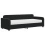 Sofá cama con colchón terciopelo negro 80x200 cm de vidaXL, Camas y somieres - Ref: Foro24-3196902, Precio: 331,10 €, Descuen...