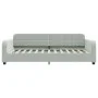 Sofa bed with light gray velvet mattress 100x200 cm by vidaXL, Beds and slatted bases - Ref: Foro24-3196912, Price: 427,17 €,...