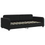 Sofá cama con colchón terciopelo negro 90x190 cm de vidaXL, Camas y somieres - Ref: Foro24-3196920, Precio: 312,29 €, Descuen...