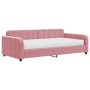 Sofá cama con colchón terciopelo rosa 100x200 cm de vidaXL, Camas y somieres - Ref: Foro24-3196915, Precio: 346,50 €, Descuen...