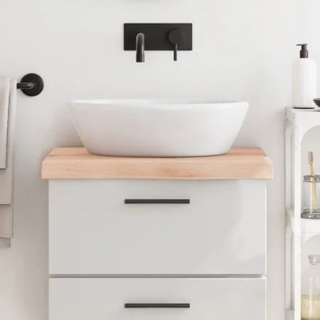 Encimera de baño madera maciza sin tratar 60x60x(2-6) cm de vidaXL, Encimeras - Ref: Foro24-3156016, Precio: 61,53 €, Descuen...