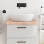 Encimera de baño madera maciza sin tratar 60x60x(2-6) cm de vidaXL, Encimeras - Ref: Foro24-3156016, Precio: 62,35 €, Descuen...