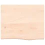 Massivholz-Badezimmerarbeitsplatte unbehandelt 60x60x(2-6) cm von vidaXL, Arbeitsplatten - Ref: Foro24-3156016, Preis: 61,53 ...