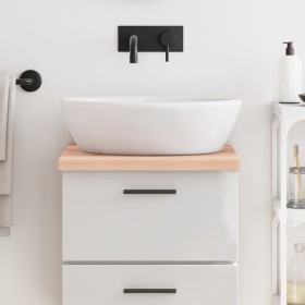 Encimera de baño madera maciza sin tratar 40x50x(2-4) cm de vidaXL, Encimeras - Ref: Foro24-3156000, Precio: 38,61 €, Descuen...