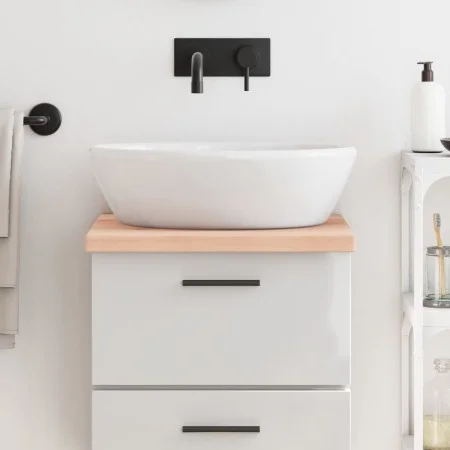 Encimera de baño madera maciza sin tratar 40x50x(2-4) cm de vidaXL, Encimeras - Ref: Foro24-3156000, Precio: 37,69 €, Descuen...
