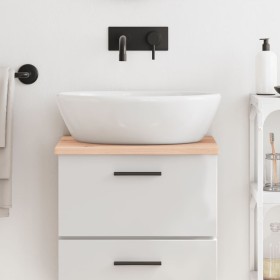 Encimera de baño madera maciza sin tratar 40x40x2 cm de vidaXL, Encimeras - Ref: Foro24-3155996, Precio: 30,01 €, Descuento: %