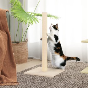 Poste rascador para gatos crema 35x35x70 cm en Mobiliario para gatos | Comprar online en Foru.es