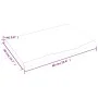 Encimera de baño madera maciza sin tratar 60x40x2 cm de vidaXL, Encimeras - Ref: Foro24-3156008, Precio: 33,48 €, Descuento: %