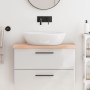 Encimera de baño madera maciza sin tratar 80x30x(2-4) cm de vidaXL, Encimeras - Ref: Foro24-3156018, Precio: 47,01 €, Descuen...