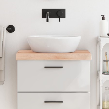 Encimera de baño madera maciza sin tratar 60x40x(2-6) cm de vidaXL, Encimeras - Ref: Foro24-3156010, Precio: 61,77 €, Descuen...