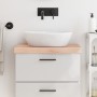 Encimera de baño madera maciza sin tratar 60x40x(2-6) cm de vidaXL, Encimeras - Ref: Foro24-3156010, Precio: 61,77 €, Descuen...