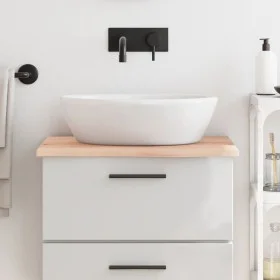 Solid untreated wood bathroom countertop 60x40x2 cm by vidaXL, Countertops - Ref: Foro24-3156014, Price: 50,76 €, Discount: %