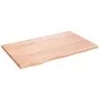 Light brown treated solid wood bathroom countertop 80x50x2 cm by vidaXL, Countertops - Ref: Foro24-3156119, Price: 66,55 €, D...