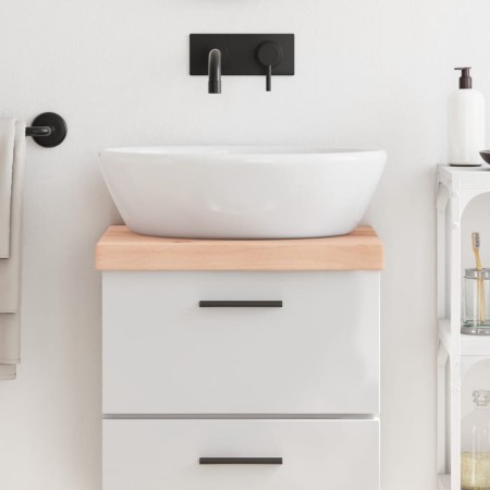 Encimera de baño madera maciza sin tratar 40x30x(2-6) cm de vidaXL, Encimeras - Ref: Foro24-3155995, Precio: 37,72 €, Descuen...