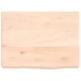 Unbehandelte Badezimmerarbeitsplatte aus Massivholz, 40 x 30 x (2–6) cm von vidaXL, Arbeitsplatten - Ref: Foro24-3155995, Pre...