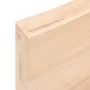 Unbehandelte Badezimmerarbeitsplatte aus Massivholz, 40 x 30 x (2–6) cm von vidaXL, Arbeitsplatten - Ref: Foro24-3155995, Pre...