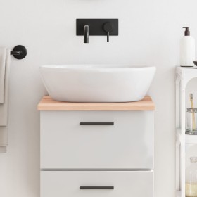 Encimera de baño madera maciza sin tratar 40x50x2 cm de vidaXL, Encimeras - Ref: Foro24-3155999, Precio: 33,86 €, Descuento: %
