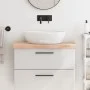 Encimera de baño madera maciza sin tratar 80x40x(2-6) cm de vidaXL, Encimeras - Ref: Foro24-3156022, Precio: 73,93 €, Descuen...