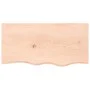 Encimera de baño madera maciza sin tratar 80x40x(2-6) cm de vidaXL, Encimeras - Ref: Foro24-3156022, Precio: 73,93 €, Descuen...