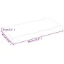 Encimera de baño madera maciza sin tratar 80x40x(2-6) cm de vidaXL, Encimeras - Ref: Foro24-3156022, Precio: 73,93 €, Descuen...