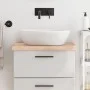 Untreated solid wood bathroom countertop 60x50x(2-4) cm by vidaXL, Countertops - Ref: Foro24-3156012, Price: 59,81 €, Discoun...