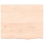 Encimera de baño madera maciza sin tratar 60x50x(2-4) cm de vidaXL, Encimeras - Ref: Foro24-3156012, Precio: 61,12 €, Descuen...