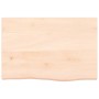 Encimera de baño madera maciza sin tratar 60x40x(2-4) cm de vidaXL, Encimeras - Ref: Foro24-3156009, Precio: 54,18 €, Descuen...