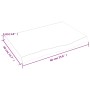 Encimera de baño madera maciza sin tratar 60x40x(2-4) cm de vidaXL, Encimeras - Ref: Foro24-3156009, Precio: 54,18 €, Descuen...